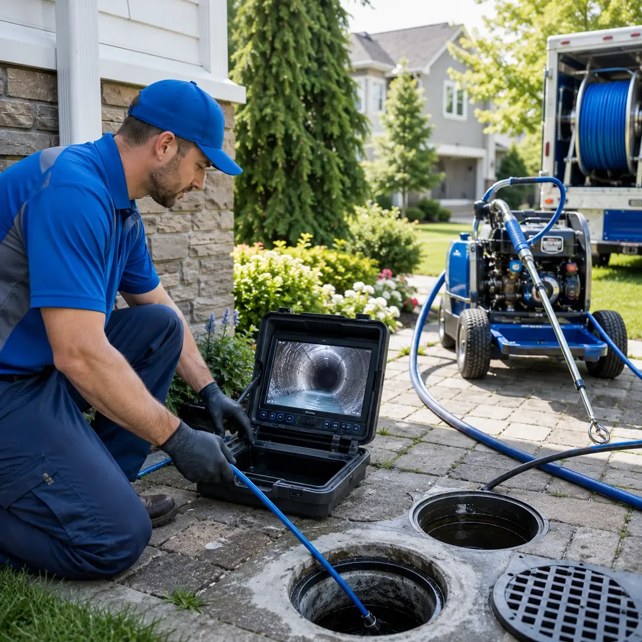 Outdoor drain cleaning professionals serving Rockland, DE